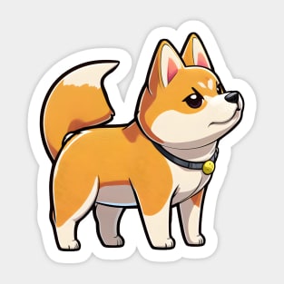 Shiba Inu - Cute, funny dog Sticker